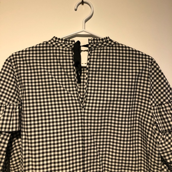 Topshop Gingham Shirt - Picture 3 of 5